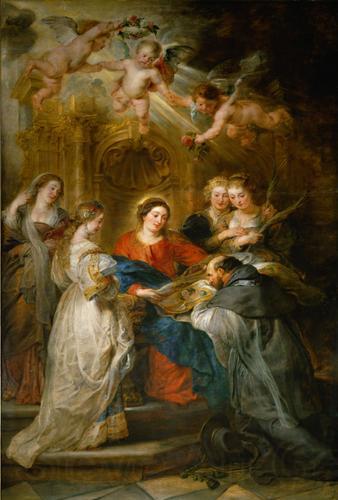 Peter Paul Rubens Ildefonso altar Spain oil painting art